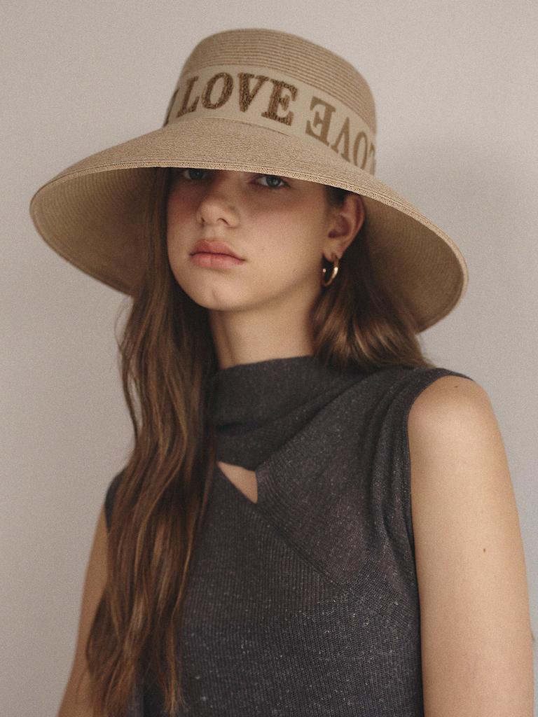 Meleuhen Maison Wide Floppy Hat_Natural