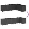 Planter Box Black 160x120x53 cm PP