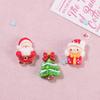 10 Piezas Nuevo Lindo Resina Navidad Muñeco de Nieve, Árbol, Serie Campana Pequeña Espalda Plana Scrapbooking DIY Joyería Artesanía Decoración Accesorios