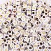 English Alphabet Bead Stringing DIY Jewelry Kit - Square Multicolor Loose Beads (Sizes: 5x5, 6x6, 7x7, 8x8, 10x10)