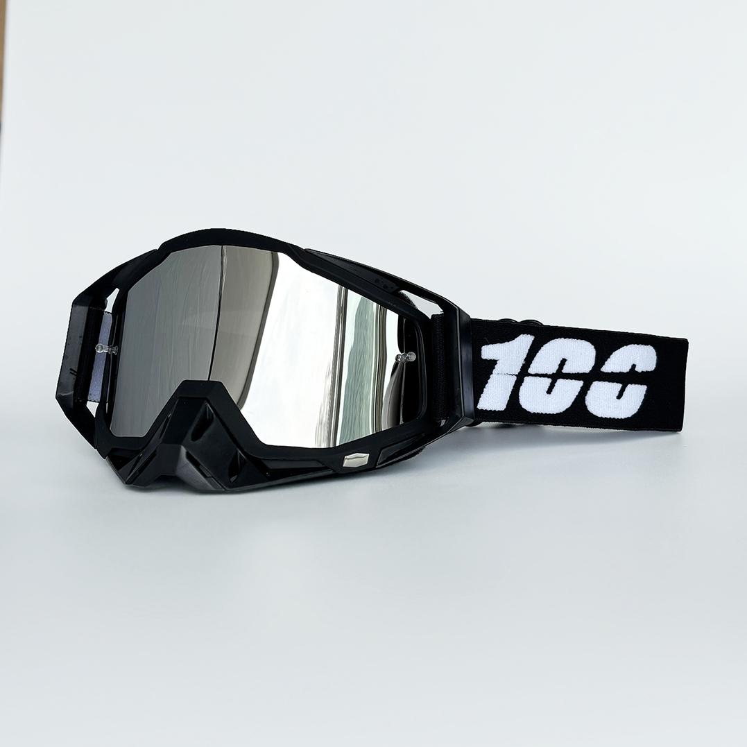 100 Occhiali Motocross Moto ATV MTB Ciclismo Cross Country Sportivi Occhiali MX Casco Moto UV400 Occhiali Biciclette