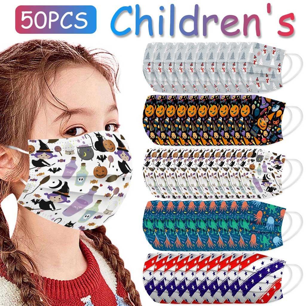 Buy Cute Printing Children Disposable Mask Industrial 3layer Inear