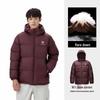 Camel Unisex Winter Hooded Puffer Down Jacket