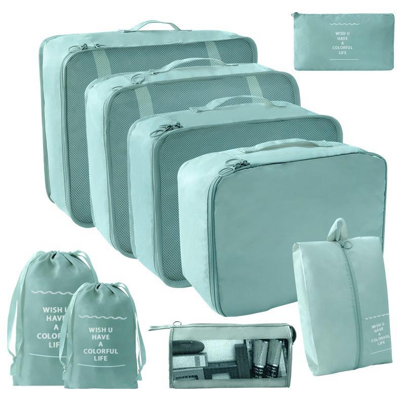 Large Capacity Foldable Travel Storage Bag Set - 7 Pieces