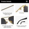 UV400 Protection Driving Sun Glasses Oversized Men's Shades Polygon Sunglasses  Sunglasses for Men Sun Glasses