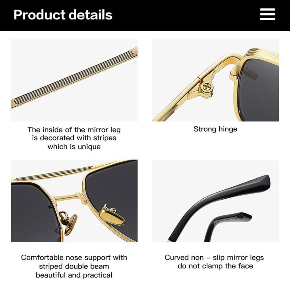 UV400 Protection Driving Sun Glasses Oversized Men's Shades Polygon Sunglasses Sunglasses for Men Sun Glasses