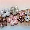 Exaggerated Large Satin Hair Scrunchies Flower Shape Exaggerated Hair Ring  Women