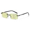 Night Vision Multifocal Anti Blue Light Reading Glasses Metal Frame for Men and Women Business Presbyopia Glasses