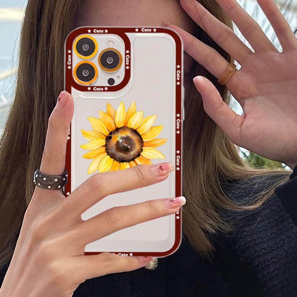 

Beautiful Flower sunflower Phone Case For Redmi 7 8 9 A For Redmi Note 5 7 8 9 10 11 Pro Max 4G 5G Funfas Redmi 7A