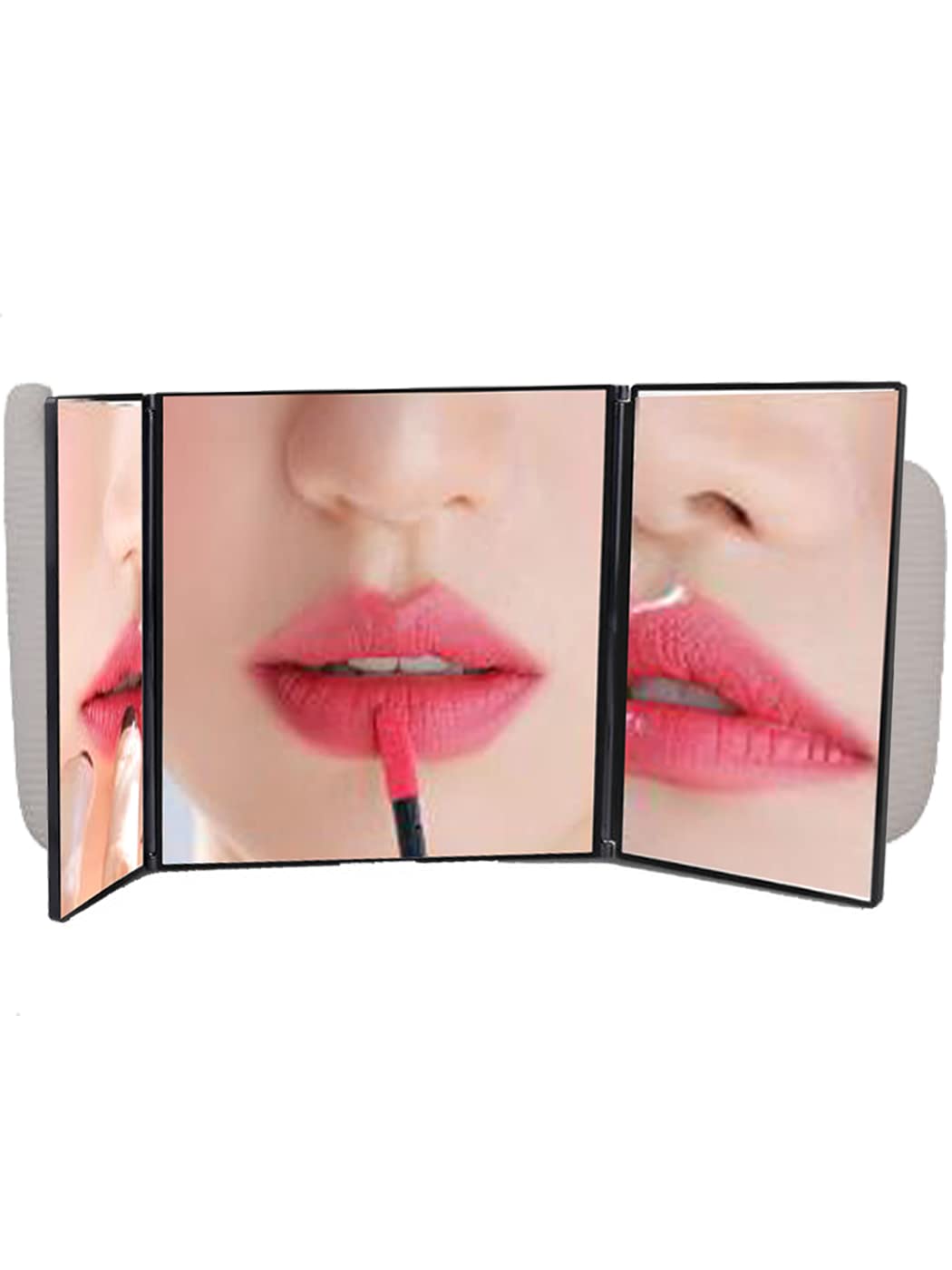 

S.fields.inc Sun Visor Mirror, Vanity Mirror, Car Aftermarket, Tri-Fold Mirror, Makeup Mirror, Sun Protection, Passenger Seat Driver (1 Piece) Length 14 x Width