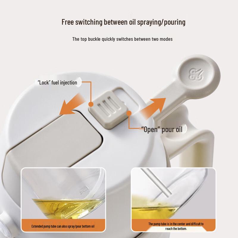 SMVP Leak-Proof Glass Oil Dispenser Bottle