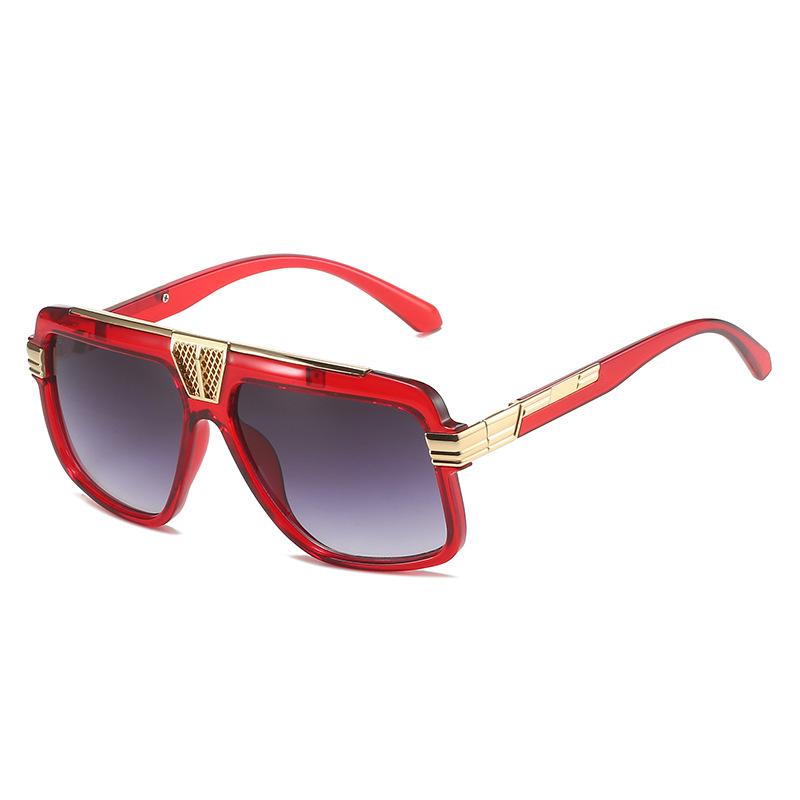 Square Sunglasses, Square Glasses Men, Personalized Retro Large Frame Sunglasses Women