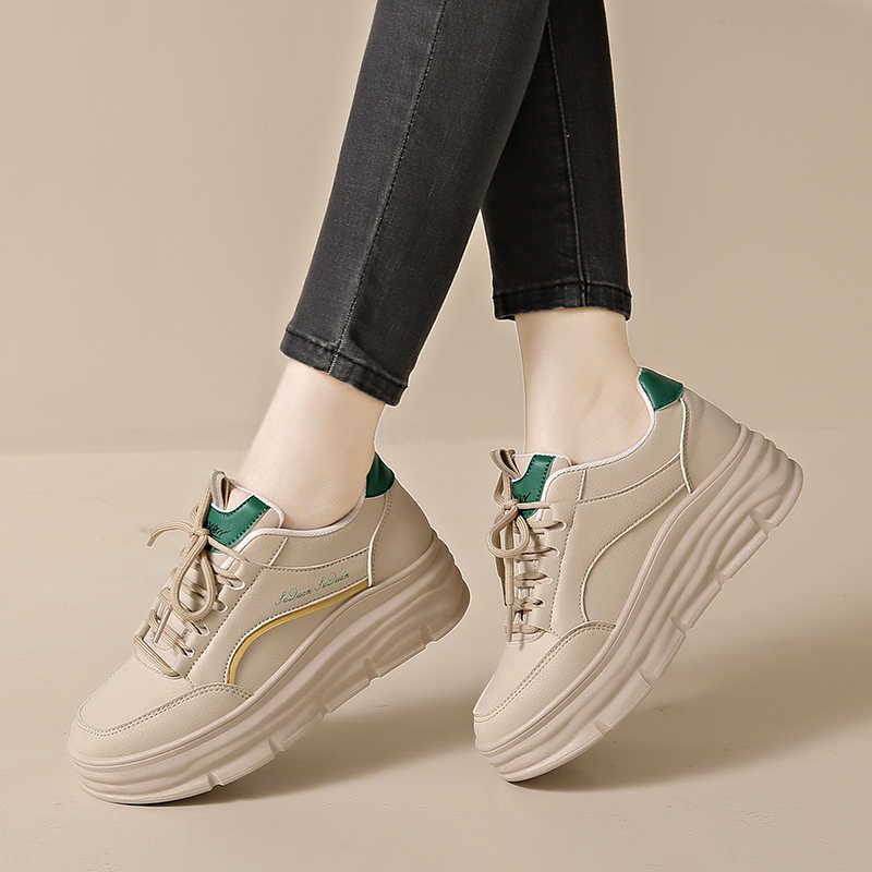 Fashion Platforme Chunky Jogging Women Woven Women's Spring Sneakers Stylish Women's Shoes Sports Hospitality Temis Lofers Badkets