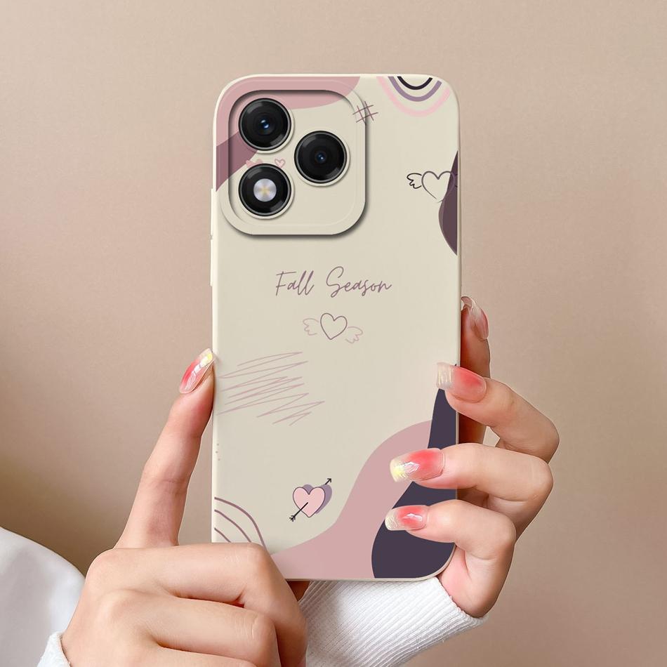 For Honor 400 Lite Case Butterfly Heart Soft Liquid Silicone Full Protection Anti Drop Phone Back Cover For Honor 400Lite Funda
