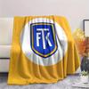 Teplice Football Club  Print Flannel Blanket, High quality Comfortable for All Seasons, Home Decor, Warmth and Comfort