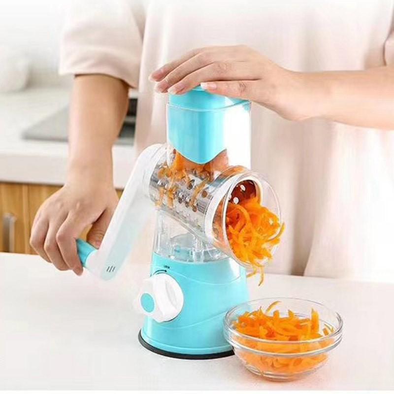 Multifunctional Hand-Crank Vegetable Cutter & Slicer