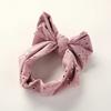 Hollow-out Premium Handmade Embroidered Bow Children's Hair Accessories Lace Hole Baby Headband Headband Wholesale