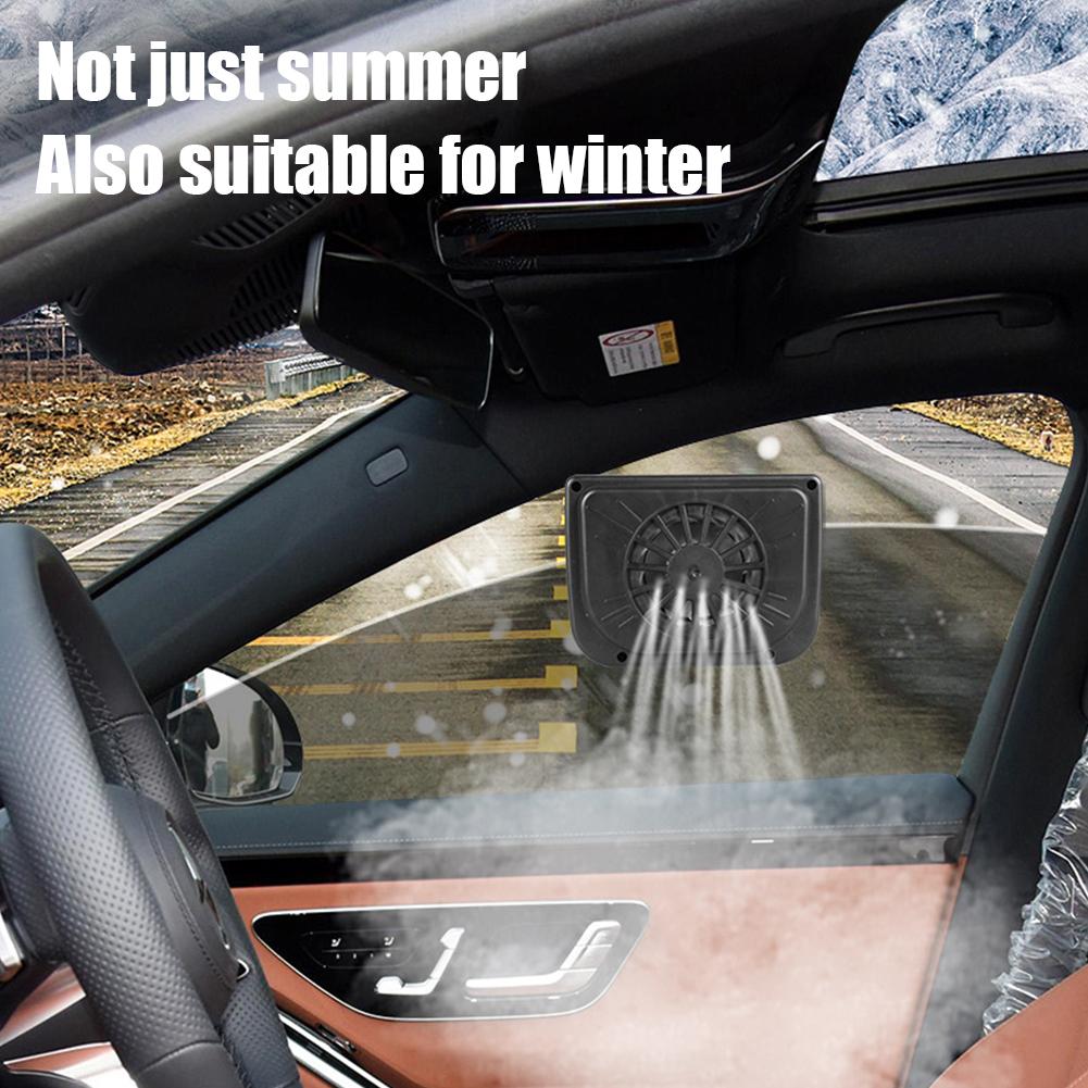 Car Air Vent Fan Car Exhaust Fan Car Ventilation Fan Solar Power Car Auto Air Vent Cooling Ventilation System Heater Exhaust Fan