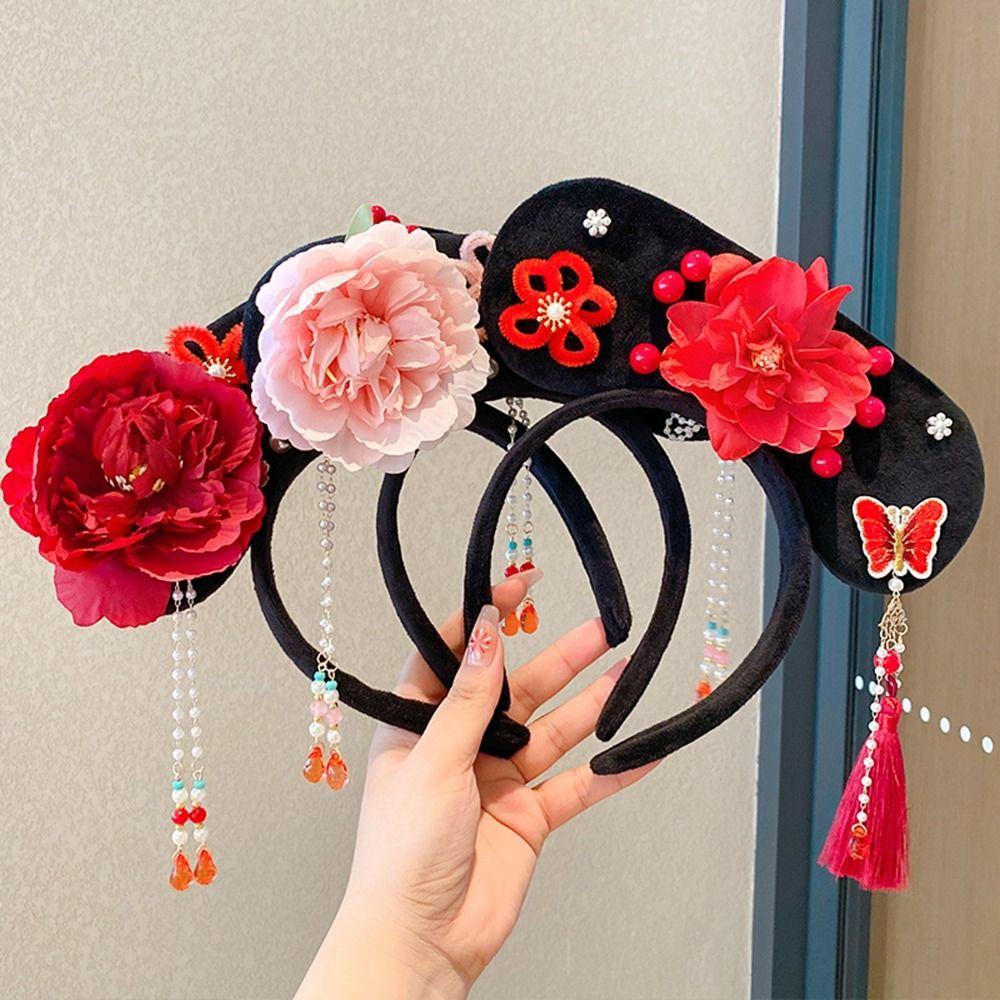 Perle Chinesischer Stil Kopfschmuck Schleife Hanfu Haarspange Retro Antiker Stil Stirnband Frauen