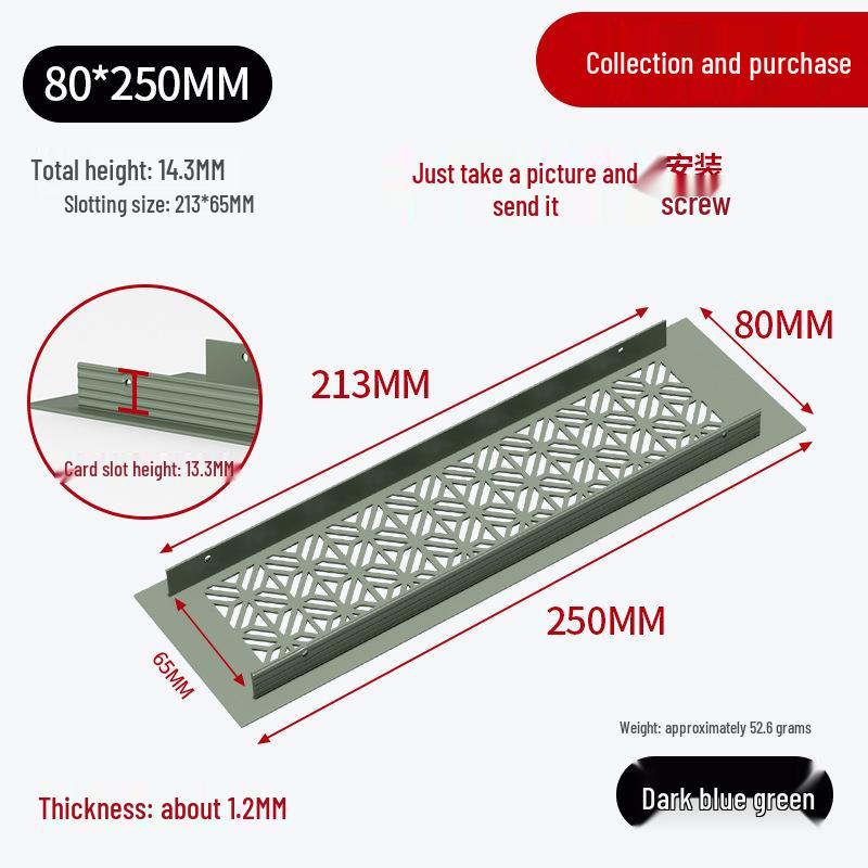 Küchenlüftungsgitterabdeckung aus Aluminium