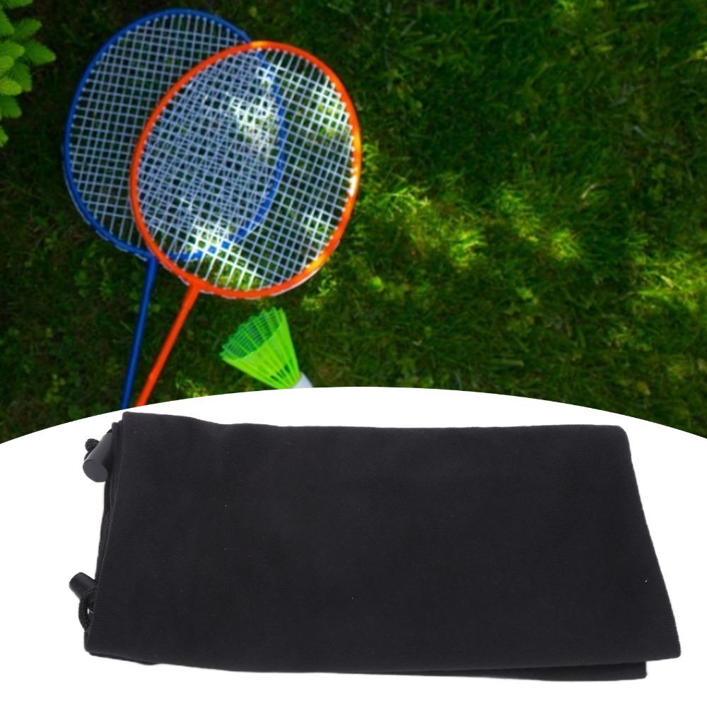 Black Badminton Racket Bag Lightweight Badminton Racquet Storage Bag Racket Cover Sports Travel