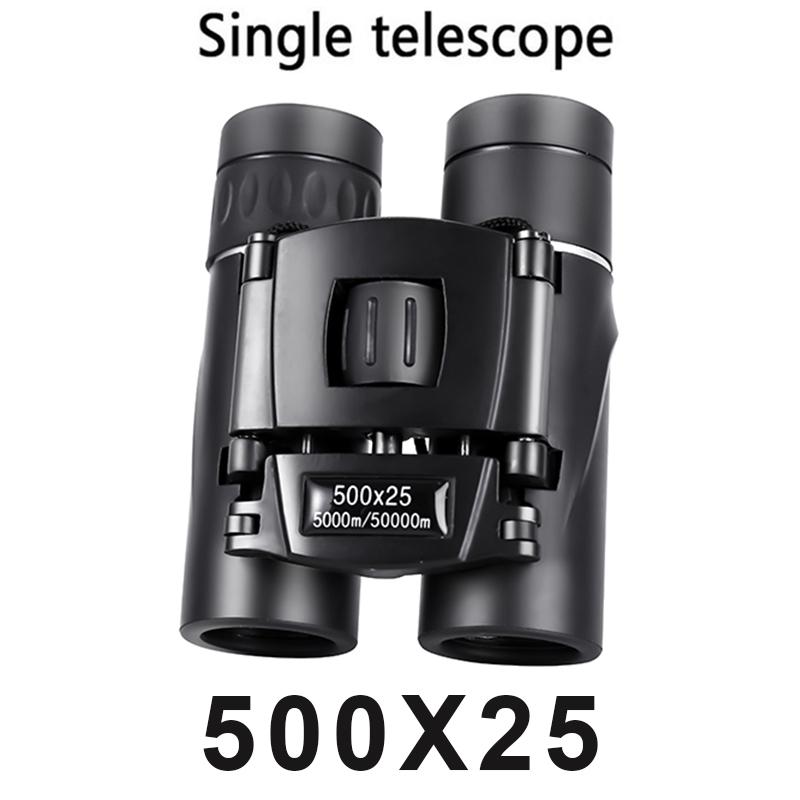 

500X25 Portable Hd Zoom 5000M/50000M Binoculars Telescope Powerful Folding Long-Distance Vision Hunting Outdoor Camping Sports