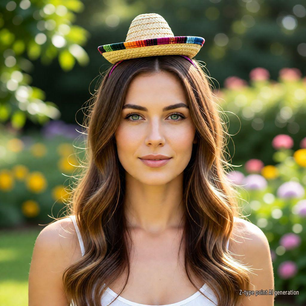 

Children s Mini Mexican Festival Straw Hat - Woven Wheat Sun Hat for Parties and DIY. Plain Hat, No Strap