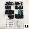 kkjoy Car Repair Fasteners 800/100Pcs Mixed Rivet Clips suit for fender trim panel
