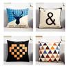 Creative Pattern Pillowcase Dormitory Decoration Office Living Room Sofa Home Pillowcase