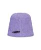 Bajal Embossed Long Label Drop Bucket Hat Purple