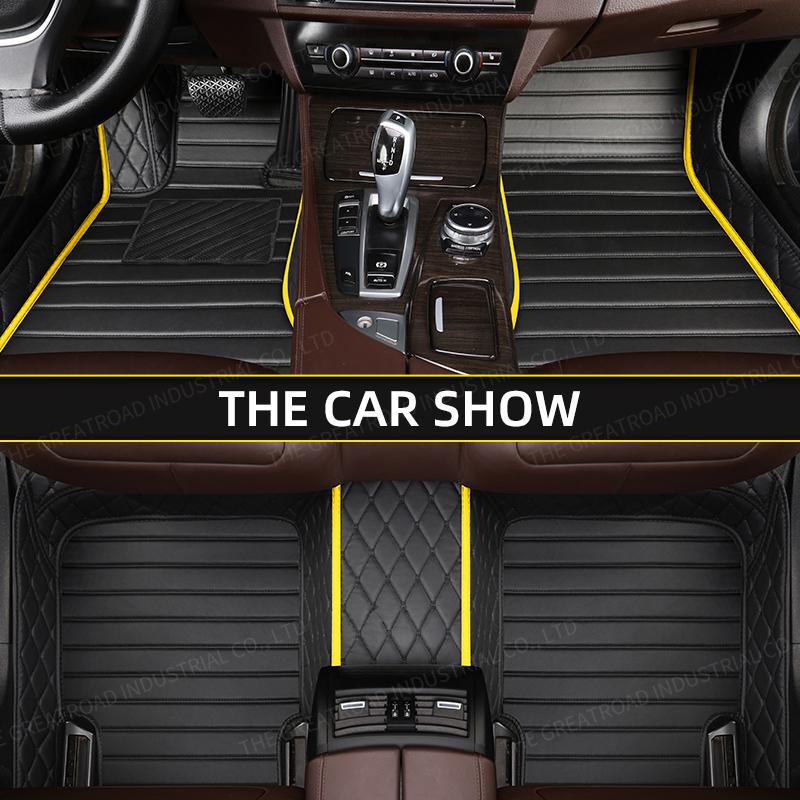 Car Floor Mats for Citroen C4 PICASSO FIVE SEAT 2014 2015 2016 2017 Auto Foot Pads Automobile