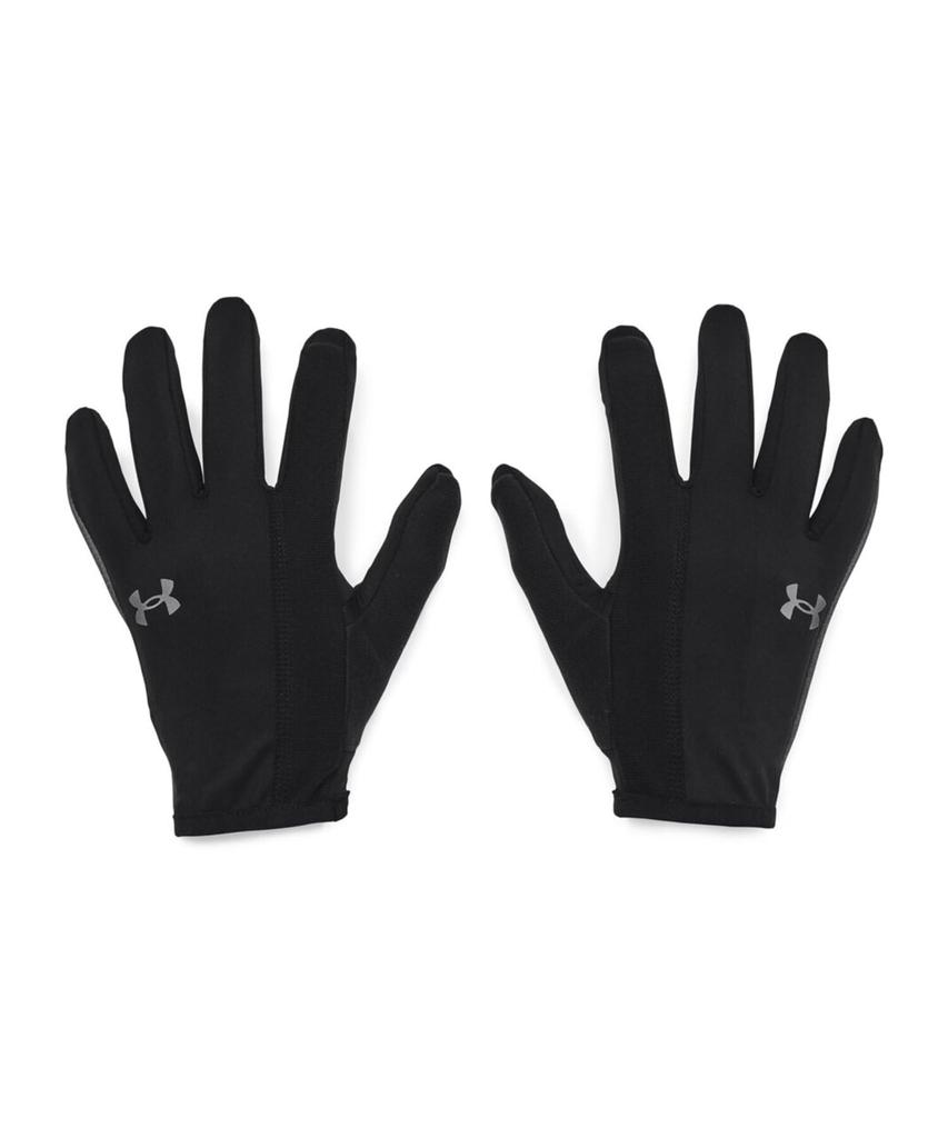 [Under Armor] Running Gloves UA Storm Run Liner Gloves Men's BlackBlackBlack Reflective S