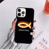 Fish Symbol Jesus Christ Christian Phone Case For iPhone 17 Air 14 13 12 16Pro Max 15  Plus Max Cover coque