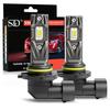 2Pcs 20000LM H4 H7 LED Headlight Bulbs 1:1 Mini Canbus H1 H11 H8 Led Lamp 9005 HB3 9006 HB4 Car Headlamp Fanless DRL Light Auto Fog Lamps 6500K White