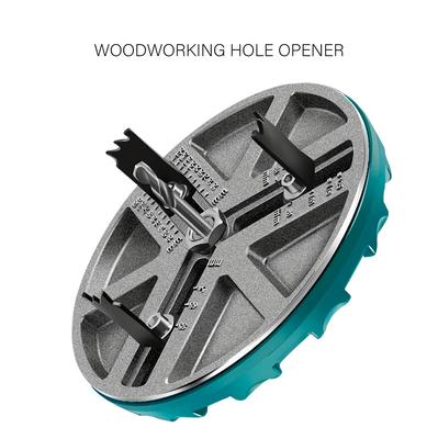 1PC Adjustable Hole Opener Woodworking Multi-function Adjustment Wood Board Gypsum Board Aluminum Plate Punching Tool