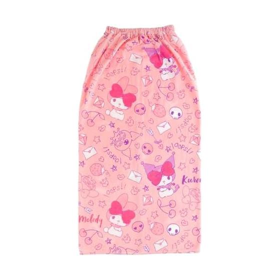 Marushin 100cm length rolled towel Sanrio My Melody Dress Up Pink 3765006800