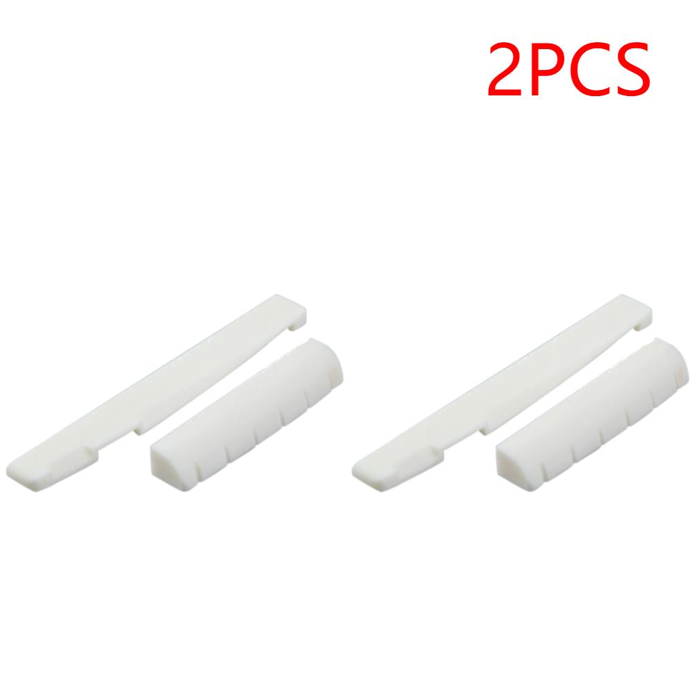 Buffalo Guitar Bridge Saddle Nut for Acoustic Guitar Bone Bridge Folk Guitar Replacement Spare Part Portable Guitar Accessories