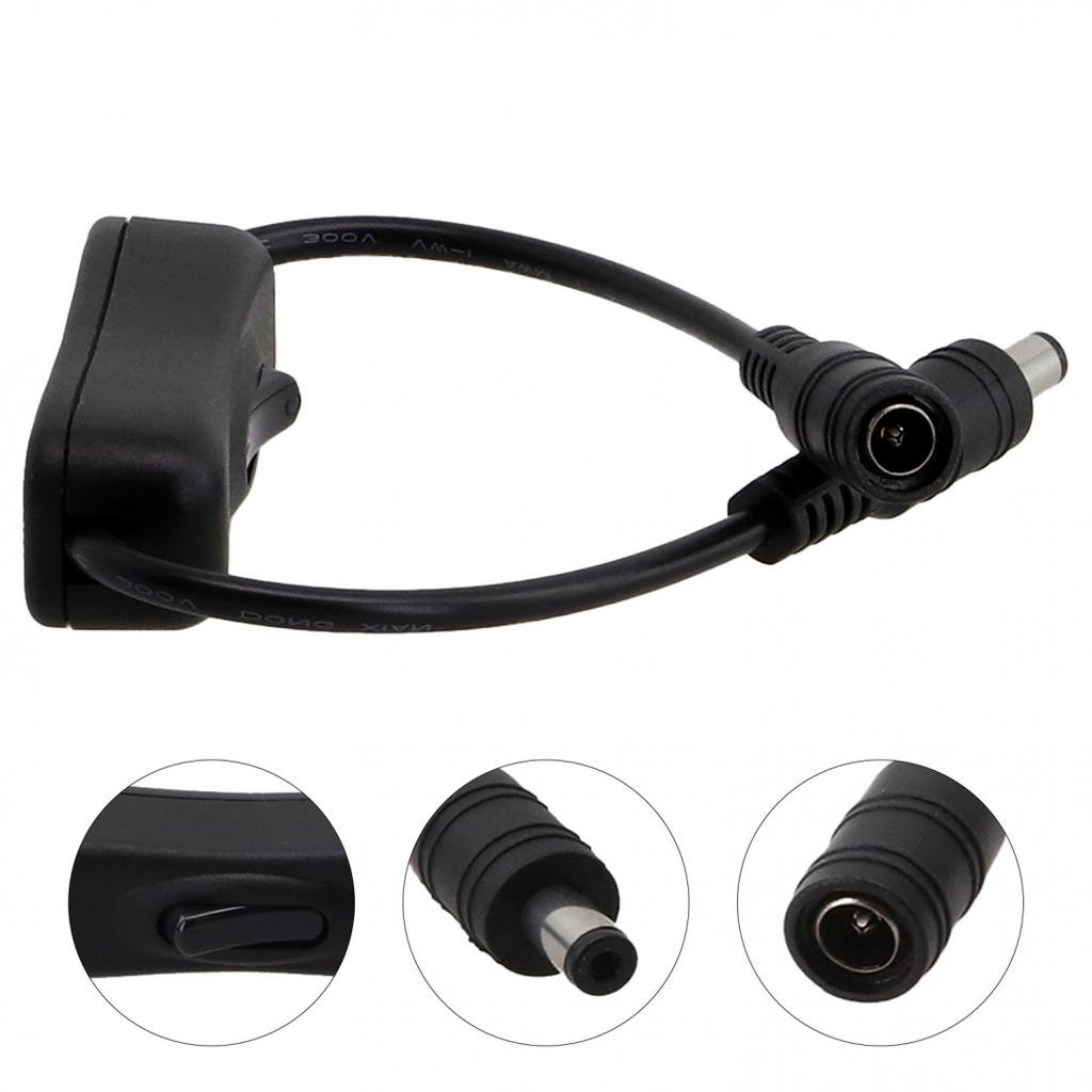 For LED Switch Inline On/Off Lighting Parts Physical Rocker Switch 30cm