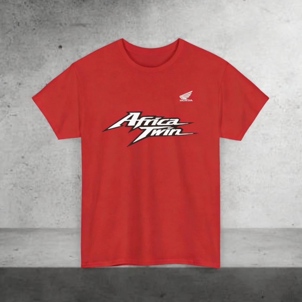 

Honda Mens and Womens Tshirt Honda Africa Twin Logo Summer Motorcycle Tee Racing Shortsleeved Spring Cycling Offroad Top S