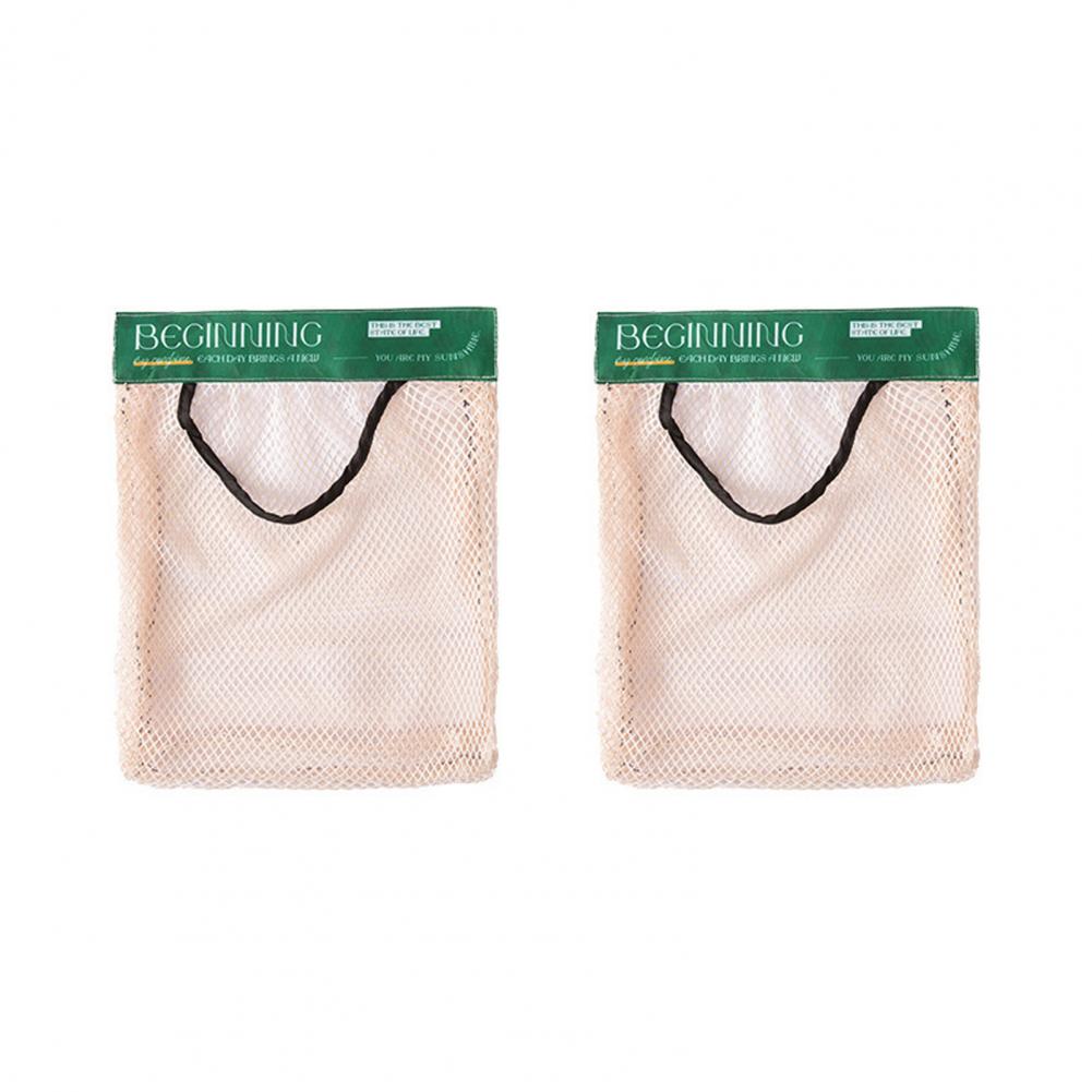 

Multi-functional Storage Bag Sticky Storage Bag Kitchen Garbage Bag Organizer with Adhesive Wall Mount Mesh Pouch for Grocery M зелений