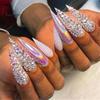 12 Grids Glitter Nails Ornaments Transparent Flat Rhinestone Mixed Shiny Jewelry Manicure Decor