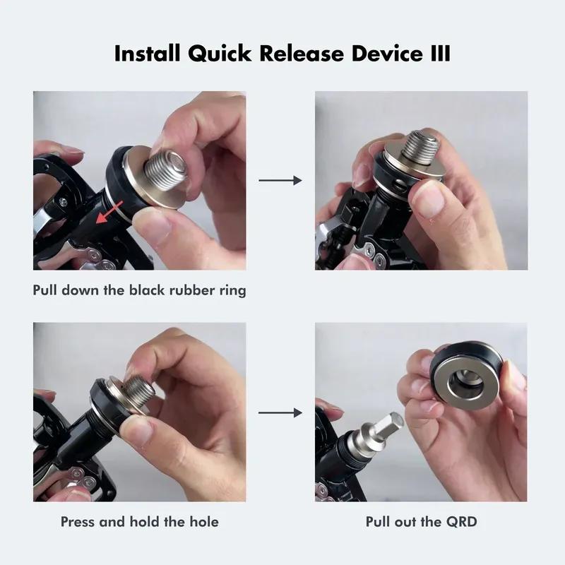 Wellgo Pedal Quick Release Device R120B QRD QRD3 Mountain Bike Road Pedal MTB Bearing Cleats Self-locking Ultralight Pedals