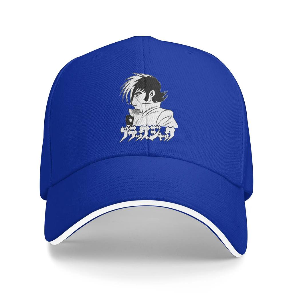 Black Jack Anime Baseball Cap  Women Unisex Custom Logo Trucker Hat Summer Fashion Outdoor Gym Adjustable Baseball Caps