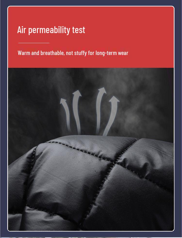 Winter Fleecegefütterte Rad- & Motorrad-Windjacke zur Trennung von Mann und Fahrzeug