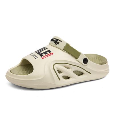 Summer Men's Slippers Thick Bottom Anti-Slip Sandals Casual Comfortable Driving Beach Shoes EVA Outsole For Indoor And Outdoor