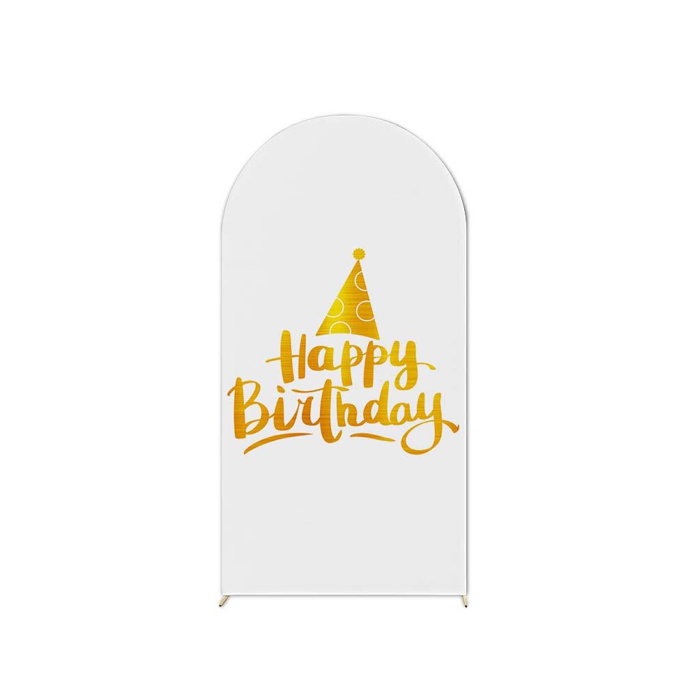 Birthday Party U-Shaped Elastic Arch Cover for Decorative Photography Scenes