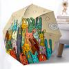 1pc Bunny Party Automatic Open/Close Umbrella with Folding Feature Compact Travel Umbrella, Lightweight Design, for Commuting, Business126