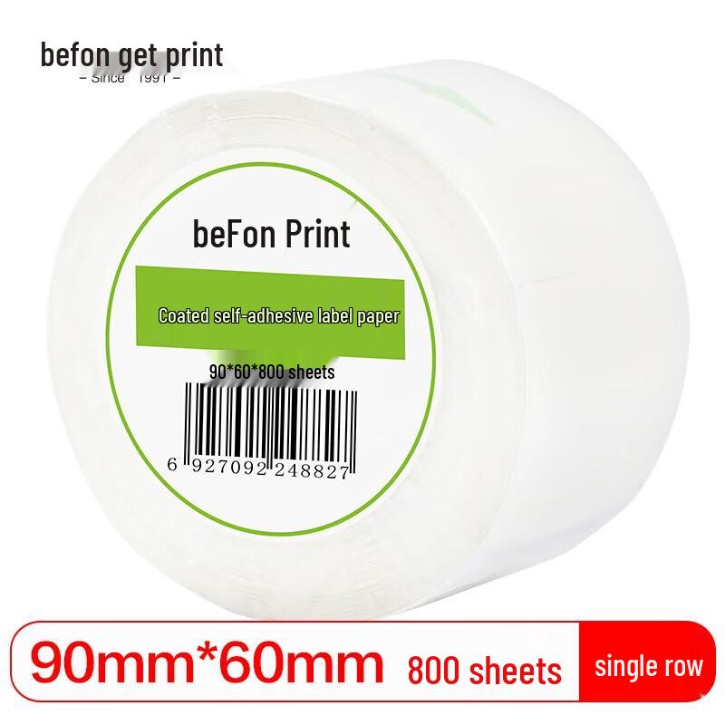 Befon Self-Adhesive Coated Thermal Label Paper