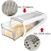 Double-sided Blades Cheese Grater Multifunctional Vegetable Grater Chopper Stainless Steel Fruit Cutter Slicer Kitchen Gadgets
