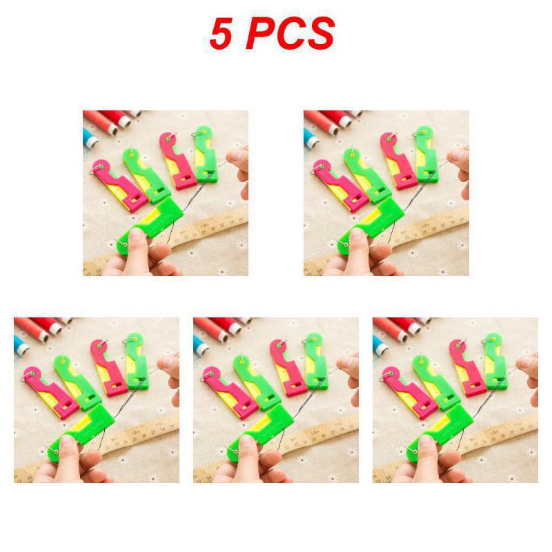 1/3/5/10PCS Automatic Needle Threader High Quality Sewing Simple Hand Needle Thread Tools Durable Plastic Sewing Accessories